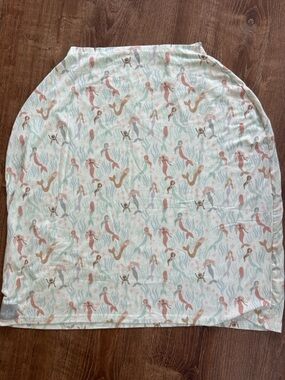 Copper Pearl Nursing/Car Seat Cover - Mermaid Print